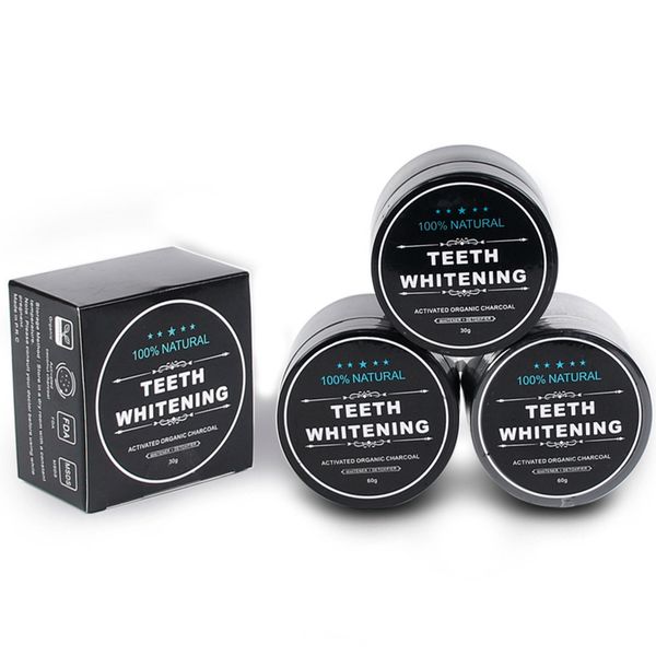 

with retail box teeth whitening powder nature bamboo activated charcoal smile powder decontamination tooth toothpaste oral hygiene 30g