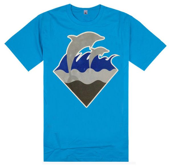 

Pink Dolphin Kanye West Men's Hip Hop t shirt Pink+Dolphin Men Hood By Air Tee Shirts Cotton tshirt Man Brand Clothing
