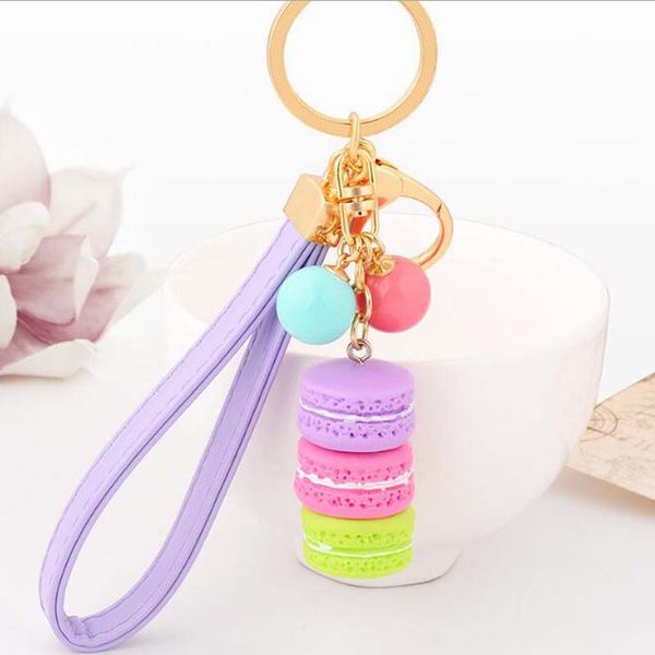 

women fashion ornament purse backpack macaron cake alloy cute charming handbag pendant keychain keyring gift ing, Silver