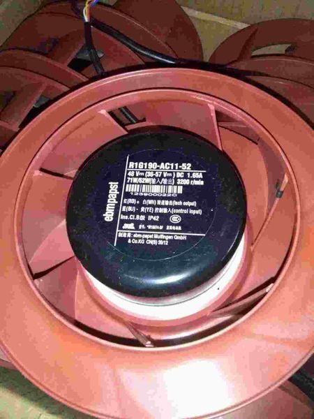 

via dhl ebmpapst r1g190-ac11-52 dc48v 1.65a 3200rpm ip42 blower