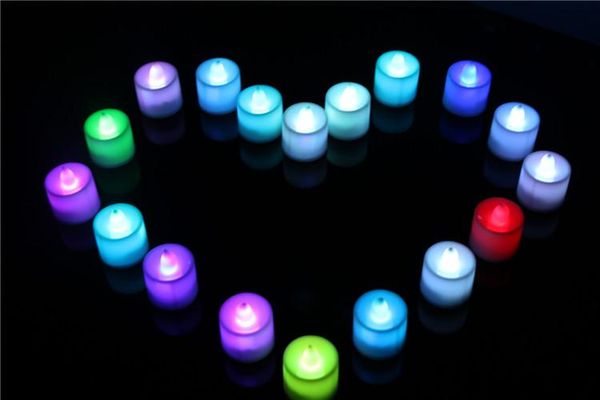 

Изменение цвета светодиодная чайная свеча Tealight для Рождественского домашнего де
