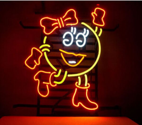 2019 cartoon girl neon