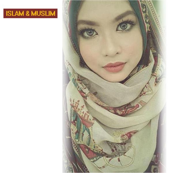 

wholesale-new style headband islam fashion head scarf muslim women instant hijab long turban print shawl voile turban, Blue;gray