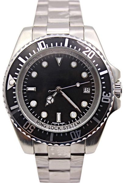 

Роскошный бренд мужской 44 мм Stanless Стальной браслет 116660 Sea-DWELLER автоматический бизнес повседневная море мужские часы