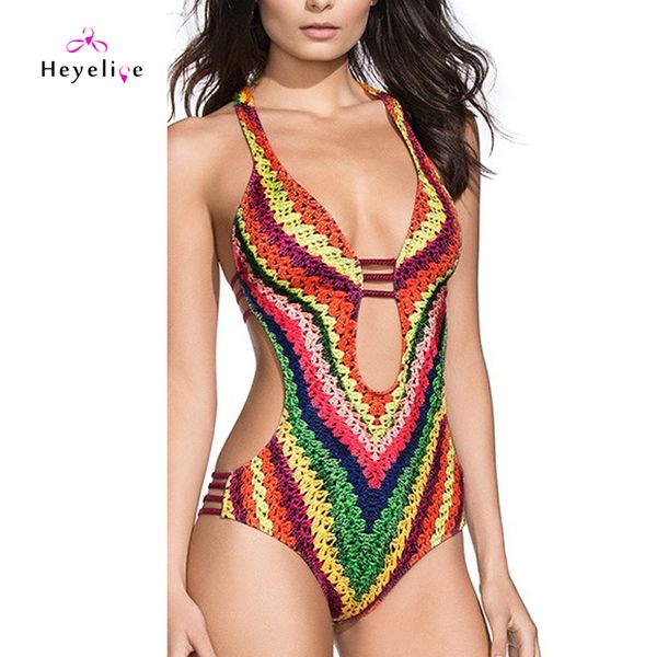

wholesale- monokinis swimming suit printing one piece swimsuit high cut swimwear women push up bathing suits bandage thong trikini, White;black