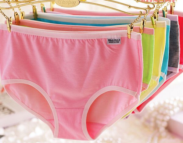 

cotton women underwear briefs size panties, Black;pink