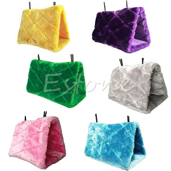 

wholesale-plush bird hanging cave cage snuggle happy hut tent bed bunk toy parrot hammock