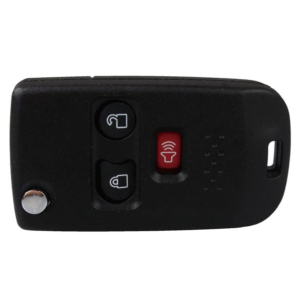 

guaranteed 100% 3buttons replacement keyless modify flip folding car remote fob key shell case for ford mercury switchblade ing
