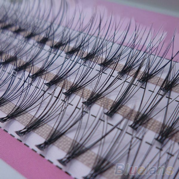 Atacado-60pcs Professional Maquiagem Individual Cluster Eye Lashes Enxertia Falso Cílios Postiços frete grátis