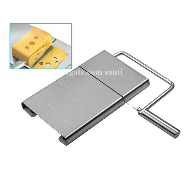 

home cut butter plate stainless steel cheese slicer hand movement kitchen supplies