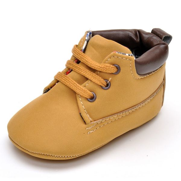 

Wholesale- Boy Girl Sport Shoes First Walkers Baby Shoes Sneakers Infant Soft Bottom Toddler Antislip Shoes New Spring/Autumn 5 Color Boots
