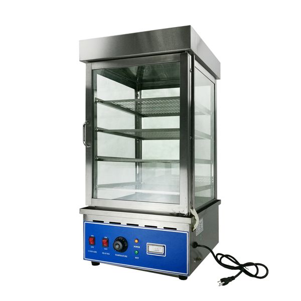2020 Countertop Commercial Food Display Showcase Bun Steamer 450