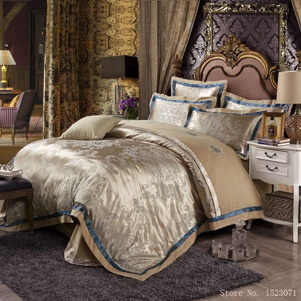 

4pc jacquard mulberry ilk bedding et atin bed linen bedclothe queen king ize including duvet cover bed heet pillowca e