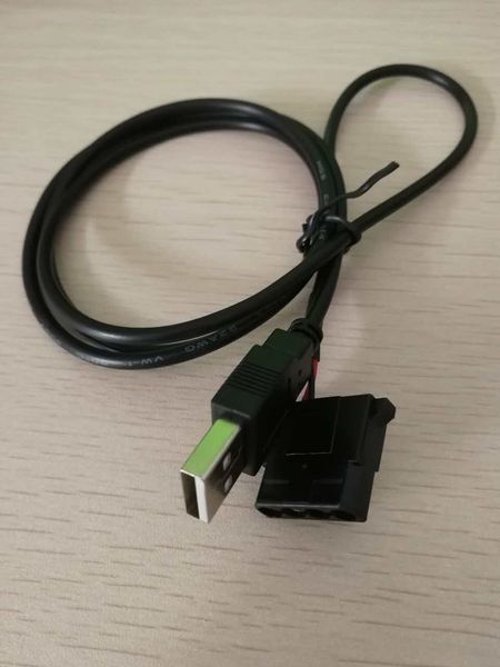 

ide molex to usb a male converter 5v power cable cord for laprouter cooling fan