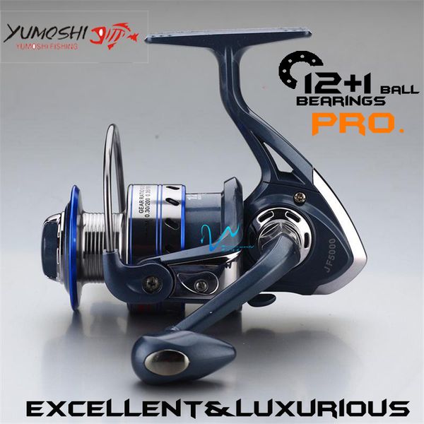 

Yumo hi brand fi hing reel pinning reel 13bb 5 5 1 ultra lightweight trength carretilha de pe caria molinete e carretilha