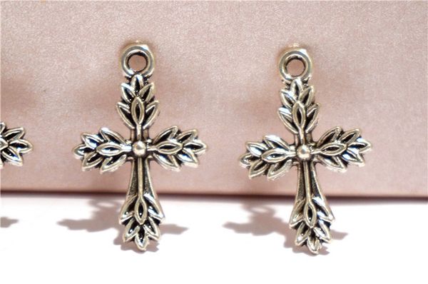 

faketibetan silver jewelry cross charms pendants, cute design, diy findings components, 2.5*1.5cm ,ing, Bronze;silver