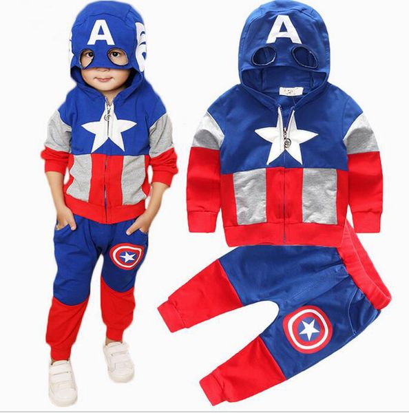 maglietta capitan america bambino