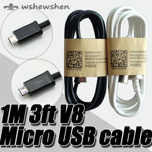 

1M 3FT Micro USB Data Sync зарядное устройство кабель адаптер для Samsung Galaxy S4 S IV i9500 S3 S2 Blackberry HTC