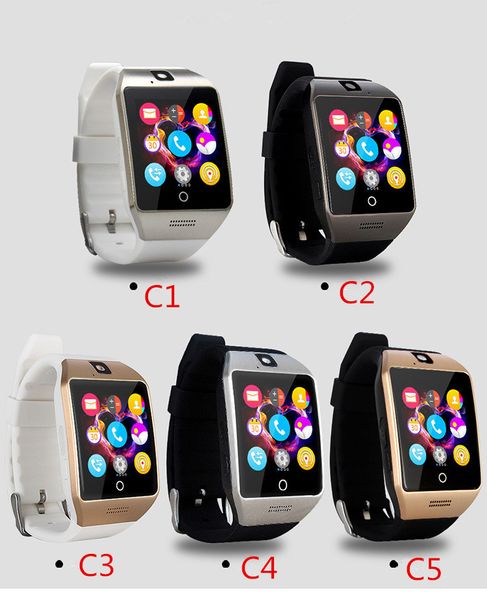 

Q18 смарт-часы для android телефонов Bluetooth Smartwatch с камерой q18 поддержка Tf слот для sim-карты Bluetooth NFC соединение b675
