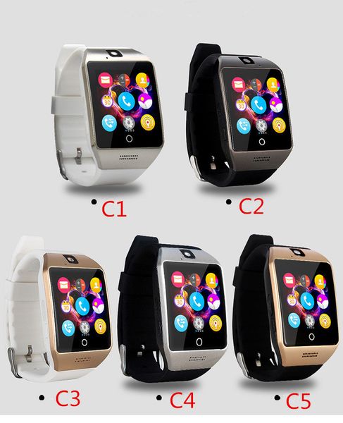 

Q18 smart watches for android phones Bluetooth Smartwatch with Camera q18 Support Tf sim Card Slot Bluetooth NFC Connection b675