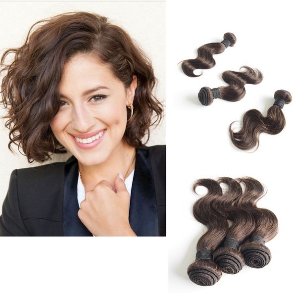 100 Unprocessed Virgin Human Hair Weave 10inch Hair Ombre Colored