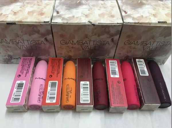 

2016 360pcs/lot new arrival makeup luster lipstick frost lipstick gia valli collection matte lipstick collection 5 colors lipstick dhl