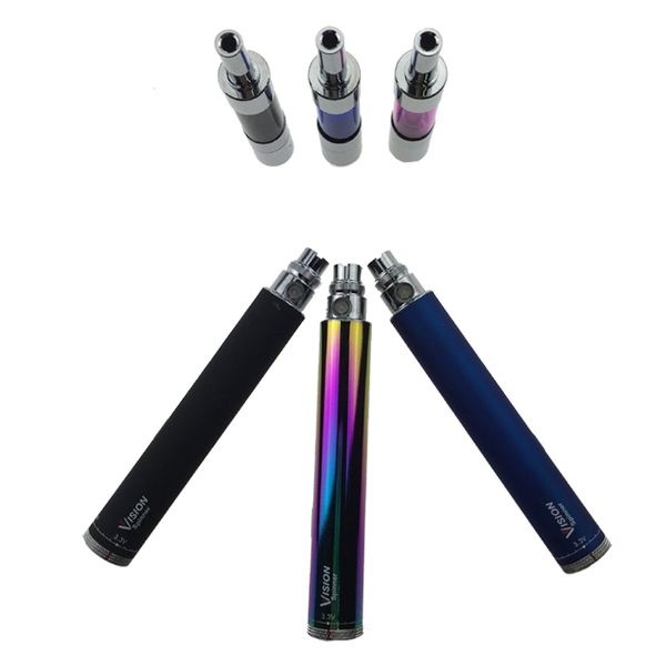 

spinner kit 3 spinner vaporizer starter e mini cigarette kits vision vision vape cigarette electronic wax pen protank mphai