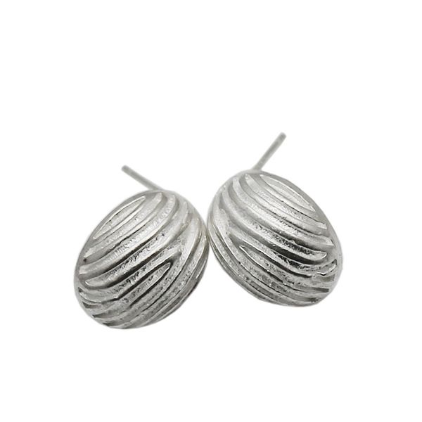 

beadsnice trendy ear stud 925 sterling silver stud earrings post unique design jewelry christmas gifts id 34805, Golden;silver