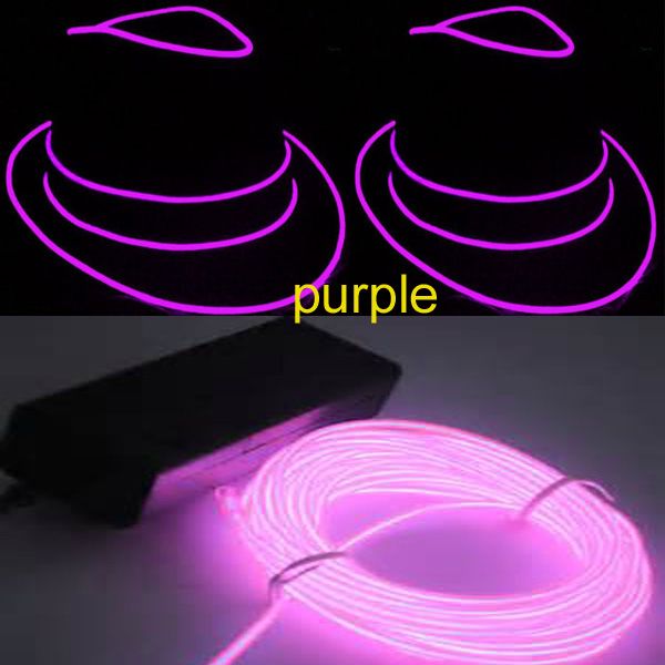 

Интересный и гибкий провод EL розового цвета 10m в продукте EL длинной жизни 5MM EL времени в пакете