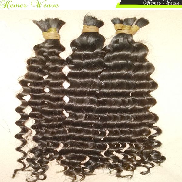 

new arrival 100% unprocessed 300g virgin bulk hair braiding unwefted brazilian human hair loose curly, Black