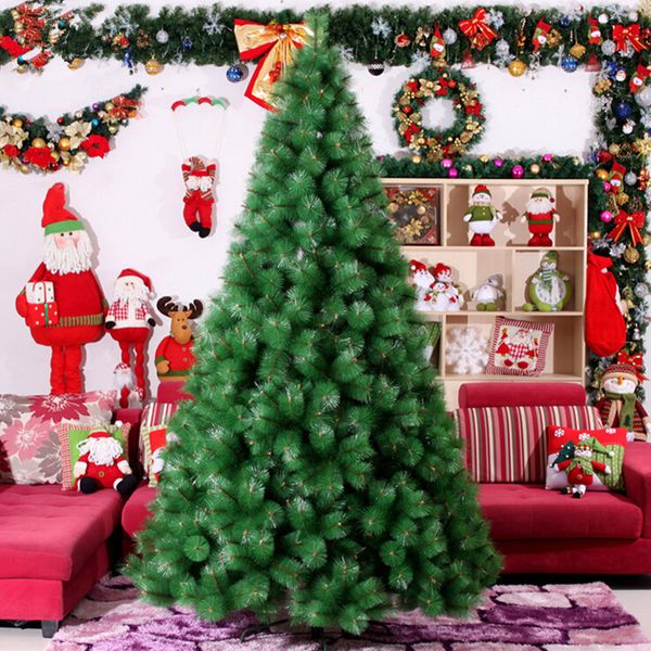 

year 3.0m / 300cm large christmas tree full of pine needles encryption christmas decorations ornaments home ls