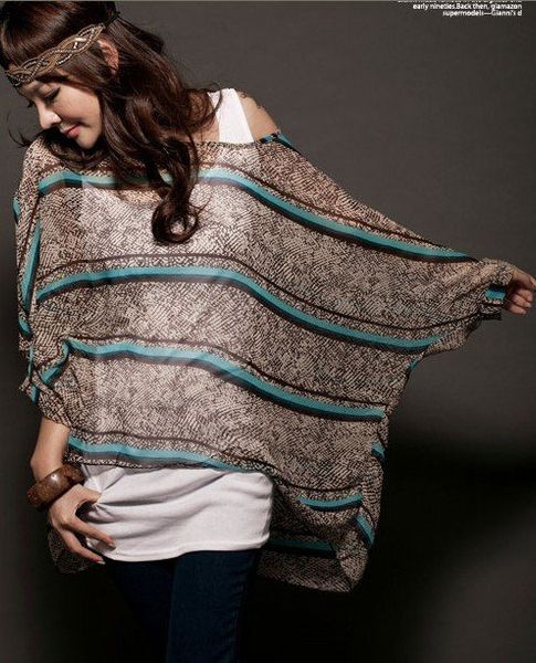 

summer women's sand beach loose t shirt lady's striped transparent chiffon blouse sun protection clothes, White