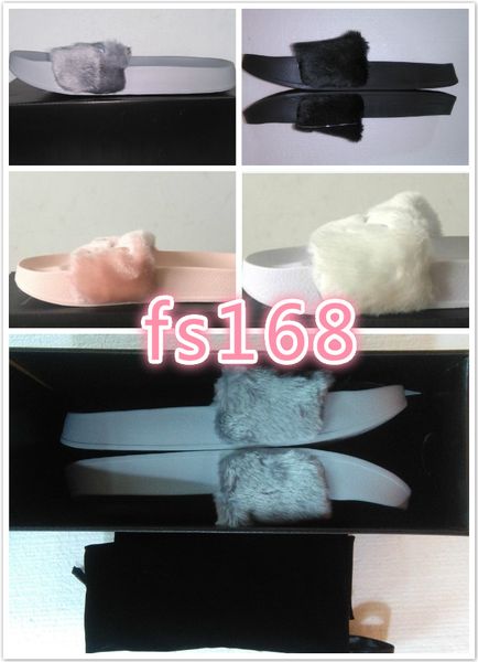

new send with original boxes leadcat fenty rihanna shoes women slippers indoor sandals girls fashion scuffs pink black white size 35-44