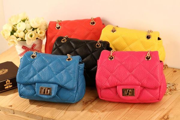 

9 colors new children's pu leather bags girl's mini purses kid's bag kids small designer shoulde bags women mini bag b145, Black
