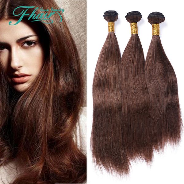 Hot Sale Chocolate Brazilian Human Virgin Hair Extensions 9a