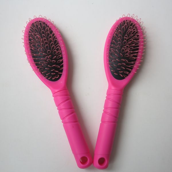 

professional pink plastic loop brush,nylon loop brush, Silver