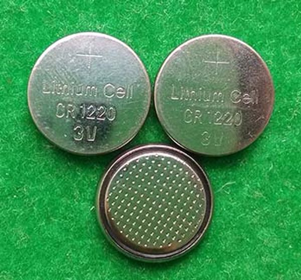 Batteria a bottone al litio CR1220 3V CELLA DI MONETA per le luci delle vigilanze 2000pcs/lot