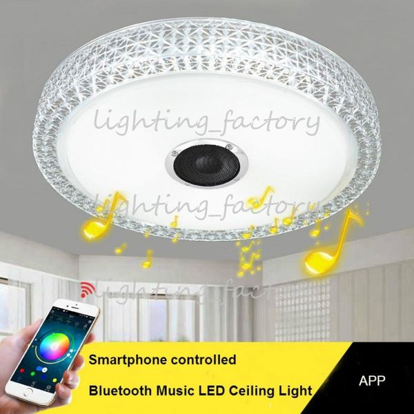 

smartphone controlled ceiling lamp led bluetooth music led ceiling light art dec lighting study children's room ceiling lamp