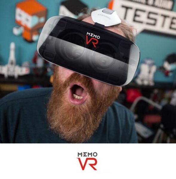 

новое прибытие vr box memo v6 3d погружения виртуальной реальности гарнитура google картон для 4.5 - 6.3 смартфон vrbox bluetooth управления
