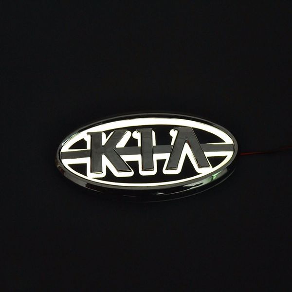 Car Styling 11 9cm 6 2cm 5D Distintivo posteriore Lampadina Emblema Logo led Lampada adesivo luce per KIA K5 Sorento Soul Forte Cerato Sportage RIO226j