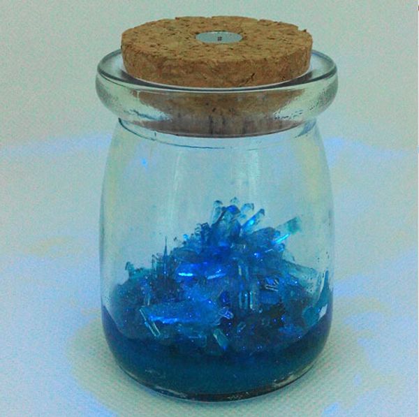 iwish Visual 2017 DIY Crescendo Magia Desejos Kit de Cristal com LED Light Desejando Crescer Um Cristal de Desejos De Glass Glass Products 6pcs