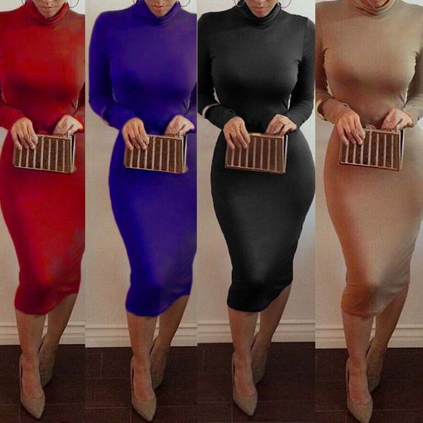 

vestidos женщины зима ким кардашьян водолазка карандаш платья bodycon плюс размер с длинным рукавом сексуальный клуб осень бинты платья fs07, White;black