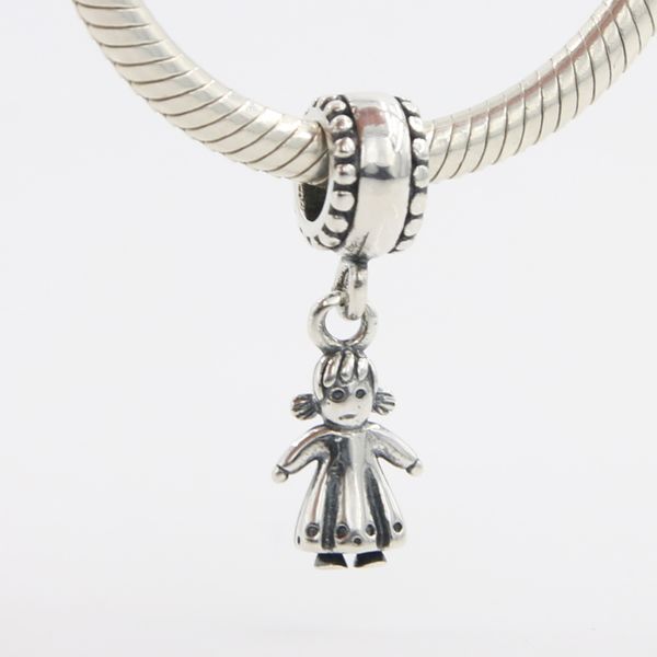 Toro Vaca de plata del encanto del encanto Grano para Pulsera