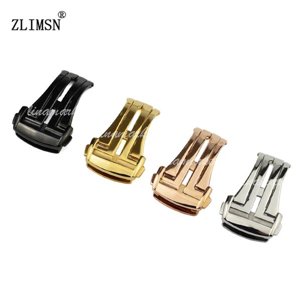 

Deployment buckle watch band cla p watchband tainle teel ilver gold ro e gold black for ome 16mm 18mm 20mm new