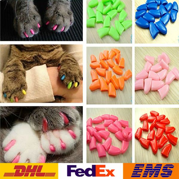 

new pet nail sets colorful pet nail sets cat armor products dog nail sets send glue fashion novelty cat dog armor products wx-g09