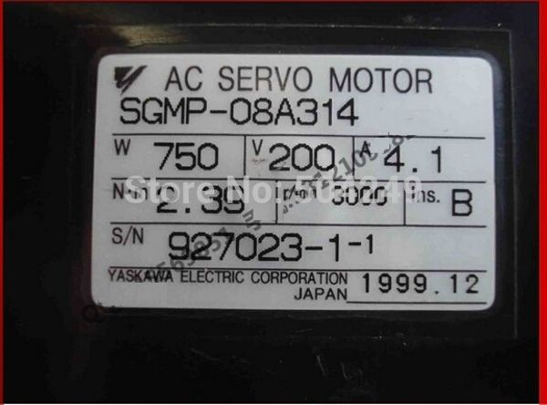 

sgmp-08a314 servo motor, used, working fine