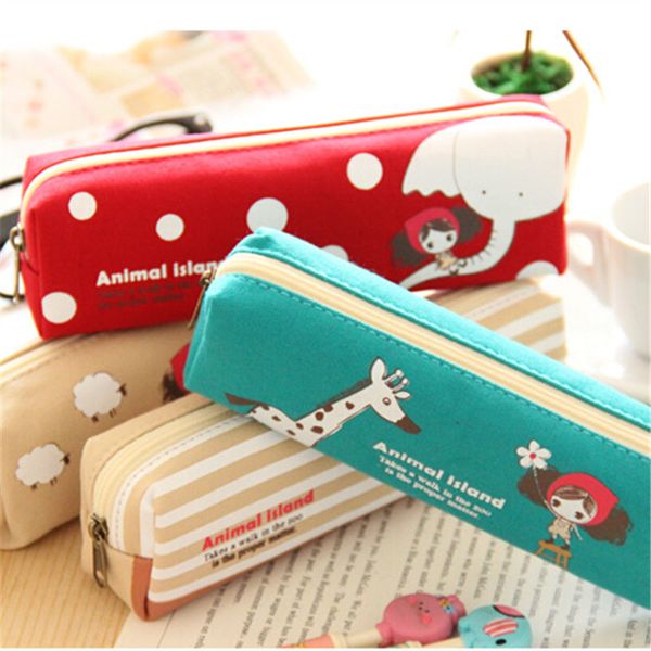 

wholesale-cute curly hair pula girl pencil case stationery storage organizer bag school office supply escolar papelaria w2.17