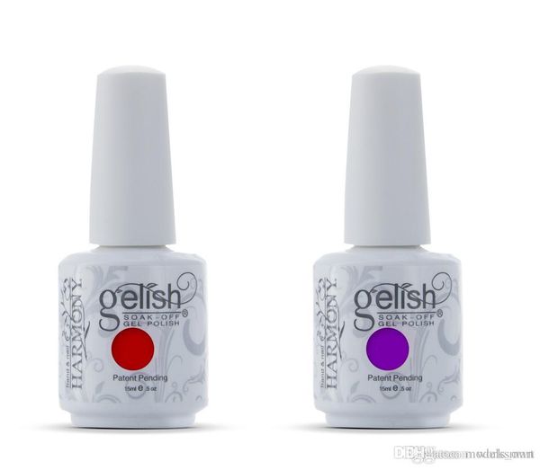 

120 шт. / лот гармония gelish длительный замочить от водить / уф-гель лак, Red;pink