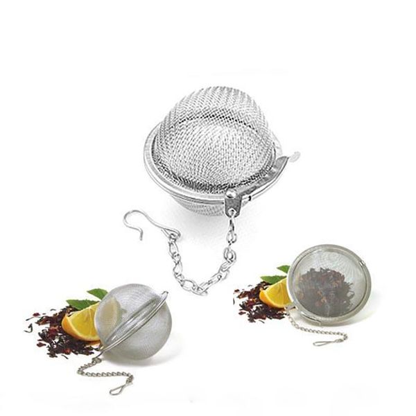 

tea infuser stainless steel locking tea pot infuser reusable sphere mesh tea strainers kitchen drinking accessories
