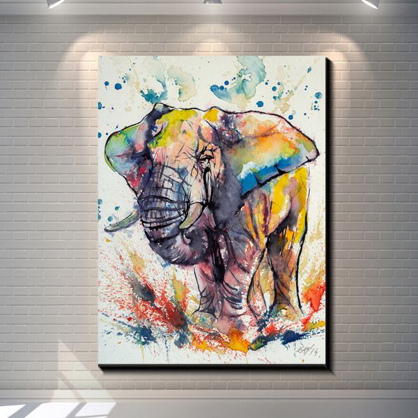 abstract elephant painting
